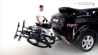 Whispbar WBT21 WBT31 Bike Carrier Demonstration Video [upl. by Ihcalam]