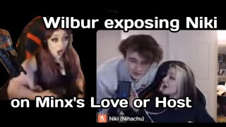 Wilbur hijacks Minxs Love or Host with Niki stream highlights [upl. by Joline]