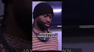 Jaylen Browns EPIC Reaction to Giannis Prank shorts [upl. by Proulx]