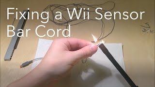 Can I fix a wii sensor bar with a broken cord [upl. by Llyrpa]