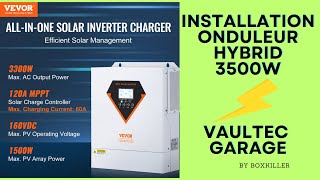 Onduleur hybrid VEVOR 24V 😃 Offgrid FACTURE ÉLECTRICITÉ RÉDUITE [upl. by Lubet]