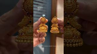 🪙✨Beautiful stunning antique gold jhumka only 11 grams jhumka viralvideo goldjewellerycollections [upl. by Avera63]