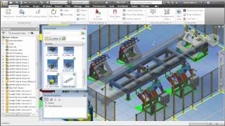 Autodesk Factory Design Suite 2013  Demonstration [upl. by Eleen]