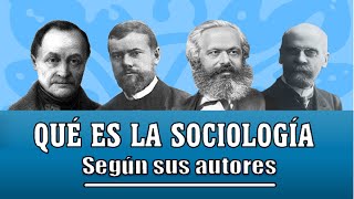 Qué es la sociología según sus autores y los padres fundadores  La vía sociológica [upl. by Droffilc136]