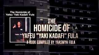 The Homicide of Yaki Kadafi Book Trailer by Yaasmyn Fula [upl. by Keviv318]