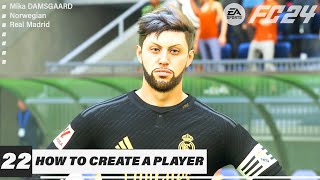 FC 24  How to Create A Good Looking Player 22  NORWEGIAN  MIKA DAMSGAARD [upl. by Leclair784]