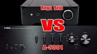 REGA BRIO vs Yamaha AS301 Integrated Amp  KEF R3 Bookshelf Speakers [upl. by Yerag212]