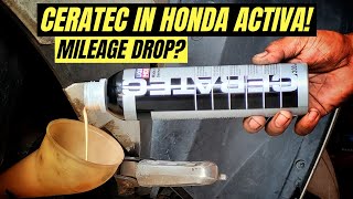 LIQUIMOLY CERATEC IN HONDA ACTIVA BIKE MOTUL ADDINOL MAK ENGINE OIL BEST OIL ADDITIVE [upl. by Stutzman]