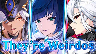 Theyre All Weirdos But Loveable Weirdos  ft Arlecchino Cyno Yelan Genshin Impact Voice lines [upl. by Corri783]