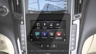 2016 Infiniti Q50  Infiniti InTouchTM Mobile Apps if so equipped [upl. by Hillari720]