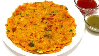 ओट्स के चिल्ले  Oats Chilla Recipe  Oats Pancake  Healthy Breakfast Recipe  KabitasKitchen [upl. by Nimajnab]