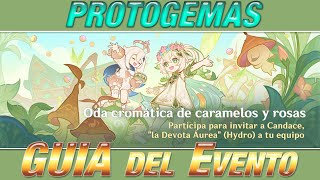 ✅ Oda cromática de caramelos y rosas 🌋Genshin Impact🌋 Guia del evento protoS y CANDACE GRATIS [upl. by Ethelyn]