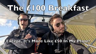 £100 Breakfast amp Banter With Charlie In My 100hp Skyranger Nynja  Lets Go Flying [upl. by Healion]