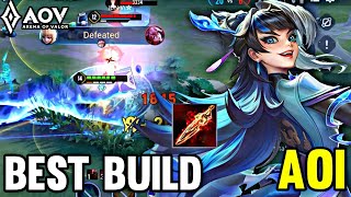 AOV  AOI GAMEPLAY  BEST BUILD  ARENA OF VALOR [upl. by Lansing]