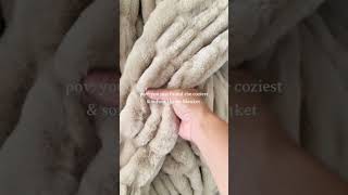 POV You just found the coziest amp softest throw blanket [upl. by Eresed]