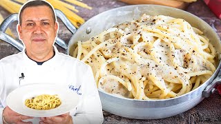 TONNARELLI CACIO e PEPE CREMOSI  la RICETTA VELOCE e ORIGINALE [upl. by Cavill]