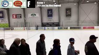 2024 Esso Cup West Regionals  Winnipeg Ice vs Regina Rebels Game 1 Bestof3 [upl. by Yarised970]