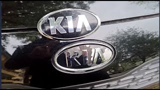 KIA Emblem ersetzen KIA RIO III China Ware [upl. by Ltihcox944]