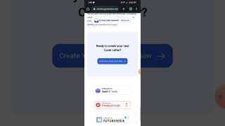Create a Cover Letter in Seconds with AI  AI Cover Letter Generator Demo [upl. by Nosidam23]