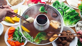 How To Make Vegan Hot Pot At Home  Zero Waste Vegetable Broth  素火锅料 [upl. by Ramirol684]