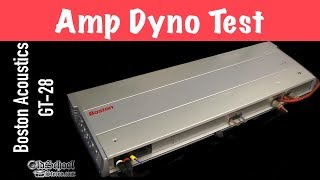 Italian Power 2004 Boston Acoustics GT28 Amp Dyno Test [upl. by Mosenthal]