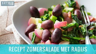 Recept Gezonde Zomersalade Met Radijs [upl. by Fadil]