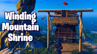 Winding Mountain Shrine Shrine Walkthrough  Ghost Of Tsushima [upl. by Irok]