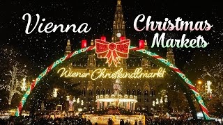 Visiting Every Holiday Christmas Market Village and Light Display in Vienna Austria [upl. by Irec433]