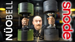 NÜOBELL vs SNODE Adjustable Dumbbells QuickChange Champion [upl. by Lorette]