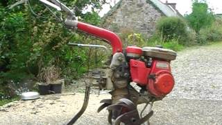 HONDA F400 tiller motoculteur tribord [upl. by Conall755]