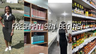 First Week of College Vlog Freshman SZN  GRWM Classes Chit Chat [upl. by Anaujik]