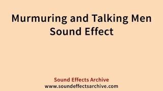 Murmuring and Talking Men Sound Effect  Royalty Free [upl. by Sikram]