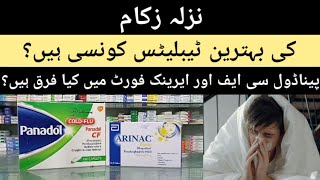 Arinac Forte Vs Panadol CF  What Is The Difference  Nazla Zukam Ki Best Medicine Konsi Hai  Flu [upl. by Irac]