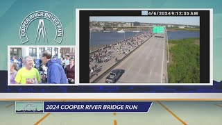 Hearing from the runners the 47th annual Cooper River Bridge Run [upl. by Ynnor]