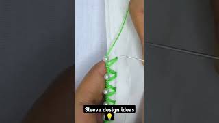 Sleeve design ideas 💡shortvideo fashion viralonyoutube diy fashionstyle tailoring song [upl. by Smitt146]