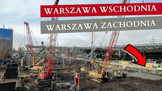 WARSZAWA ZACHODNIA Modernizacja Wielka Zmiana 20232024 [upl. by Rednave]