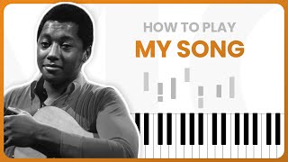 My Song  Labie Siffre  PIANO TUTORIAL Part 1 [upl. by Lynch]