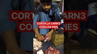 Hace la comida CON LOS PIES 😳 Comida callejera de la India [upl. by Killam]