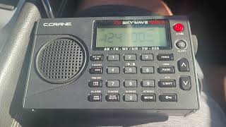 C Crane Skywave SSB2 Shortwave 103024 Air Band Oahu Hawaii [upl. by Suelo]