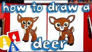 How To Draw A Baby Deer [upl. by Piggy]