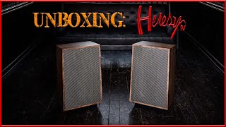 Klipsch Heresy IV Unboxing  May be the smallest in the line but it still packs a punch [upl. by Manfred]