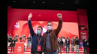 PSOE  Pedro Sánchez inaugura el XIV Congreso del PSOE de CyL [upl. by Desiree]