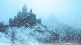 Ancient Castle Sleep Sound  Howling Wind and Snowstorm Sounds for Stress Relief  Sleep Music [upl. by Haimarej613]