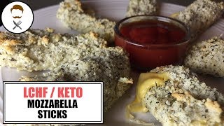 Almond Flour Mozzarella Sticks  The Keto Kitchen [upl. by Haceber506]