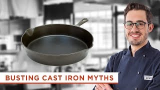 3 Cast Iron Myths Debunked Hint You Dont Have to Worry About Washing it With Soap [upl. by Zacharia]