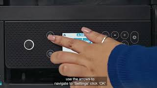 How to connect your Epson printer to WiFi printers with a screen display [upl. by Oirasec]