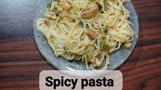 Delicious spicy spaghetti recipe  quick ready [upl. by Ansilme]