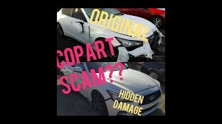 Q50 Q60 INFINITI RED SPORT Copart scam [upl. by Janifer]