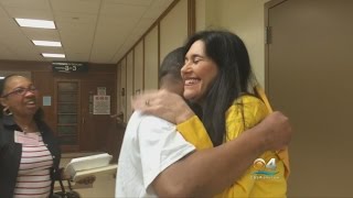 Judge Reunites With Middle School Classmate She Recognized In Bond Court [upl. by Hilaria]