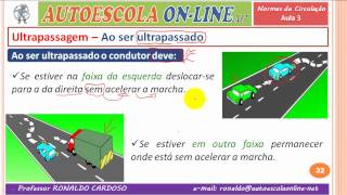 20 NORMAS DE CIRCULAÇÃO  Mudança de Direção Ultrapassagem Prioridade [upl. by Rhonda]